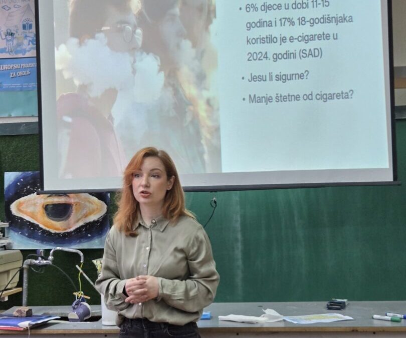 Održana edukacija o štetnosti E-cigareta i vapinga