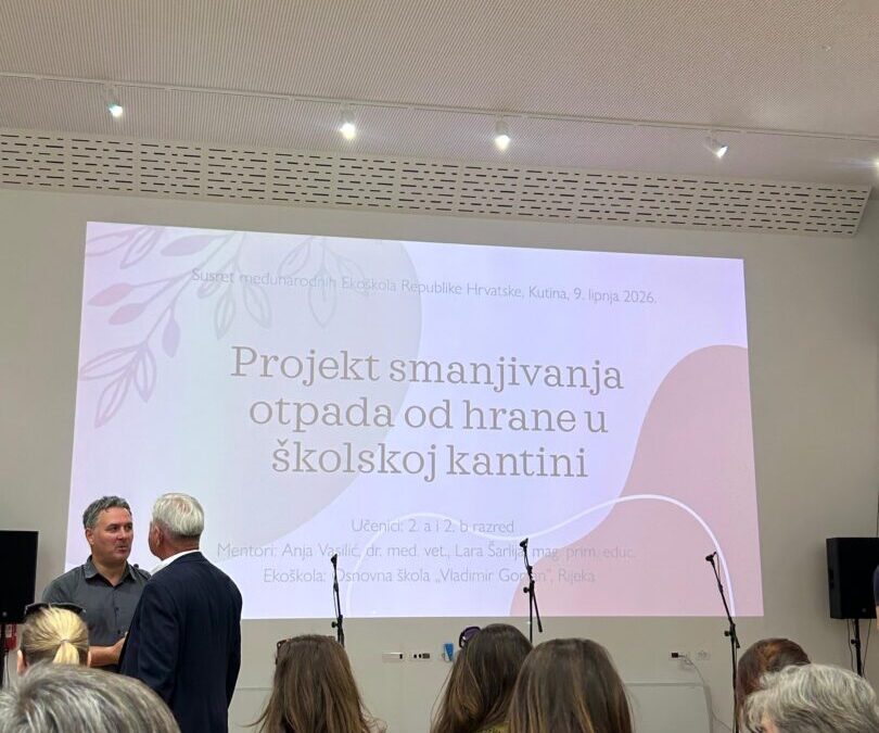 Manje otpada, više svijesti: Učiteljice OŠ Vladimir Gortan predstavile projekt za smanjenje otpada od hrane na Susretu Eko škola